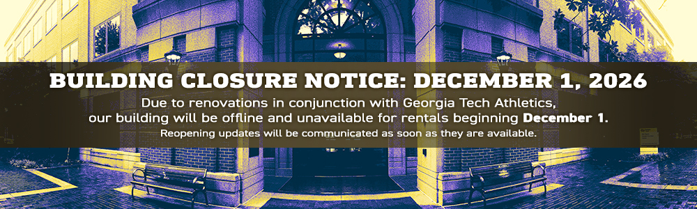 SSC Building closure notice. The SSC building will be offline and unavailable for rentals beginning December 1. Reopening will be communicated as soon as they are available.